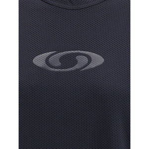 MM6 Black Polyester Top