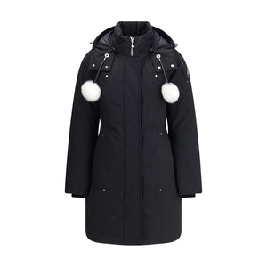 Moose Knuckles Black Cotton Parka