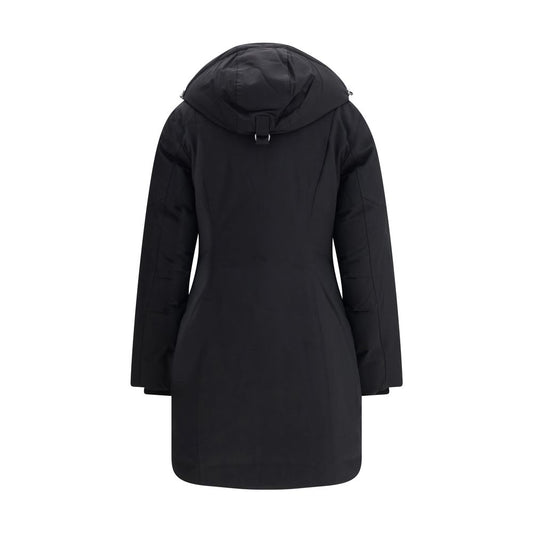 Moose Knuckles Black Cotton Parka