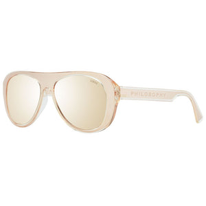 Lozza Rose Gold Acetate & Plastic Sunglasses