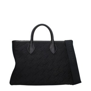 Salvatore Ferragamo Black Fabric Handbag