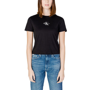 Calvin Klein Jeans Black Cotton T-Shirt
