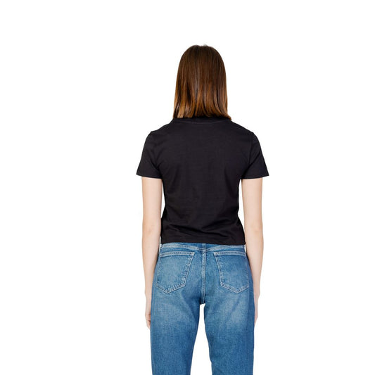 Calvin Klein Jeans Black Cotton T-Shirt