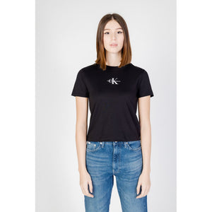 Calvin Klein Jeans Black Cotton T-Shirt
