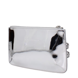 Maison Margiela Gray Leather Clutch Bag