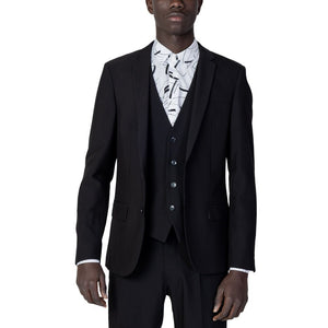 Antony Morato Black Polyester Blazer