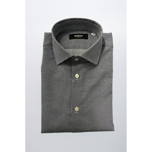 Baldinini Trend Blue Cotton Men Shirt