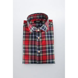Baldinini Trend Multicolor Cotton Men Shirt