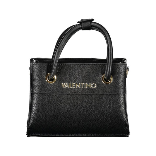 Mario Valentino Black Polyurethane Women Handbag