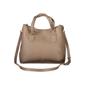 Mario Valentino Brown Polyethylene Women Handbag