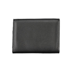 Mario Valentino Black Polyurethane Women Wallet