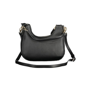 Mario Valentino Black Polyurethane Women Handbag