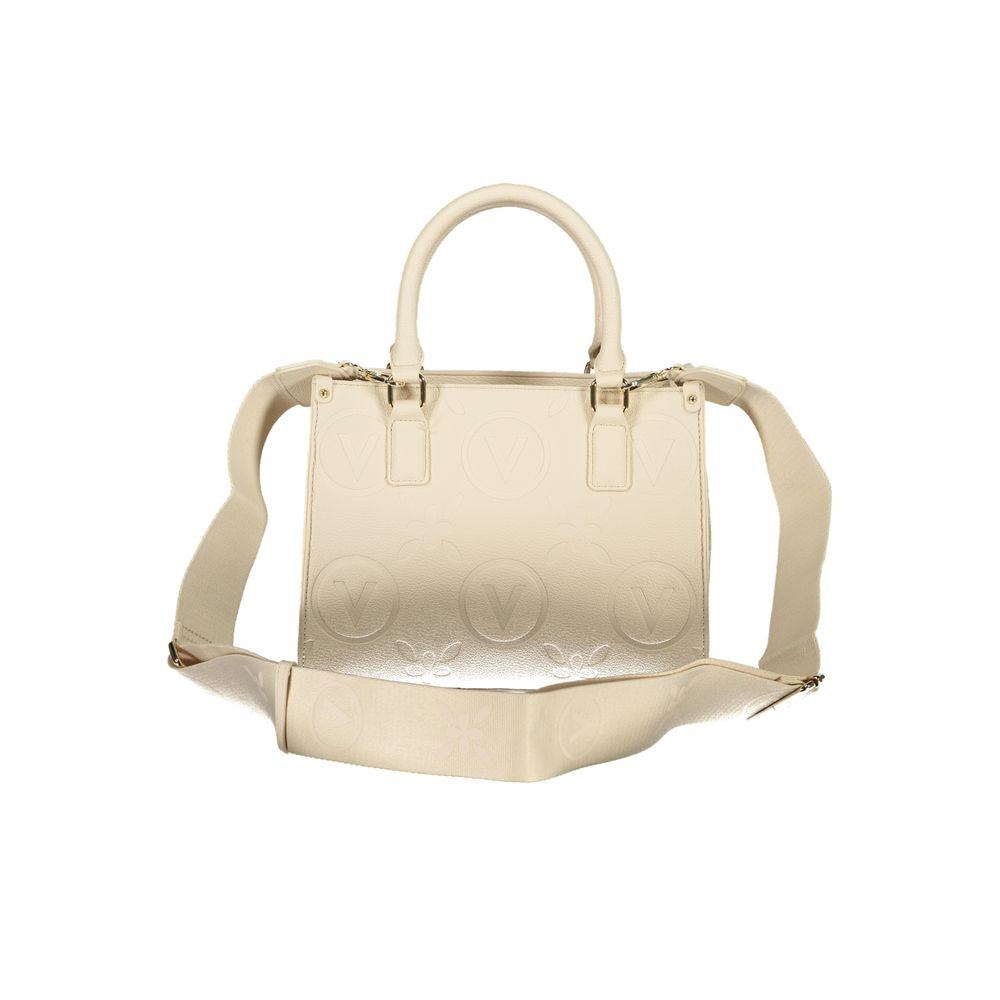 Mario Valentino Beige Polyurethane Women Handbag