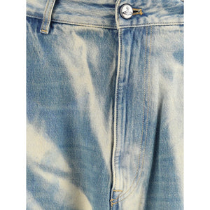 Vivienne Westwood Light Blue Cotton Relaxed Fit Jeans
