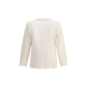 Lardini Cream Wool Coat