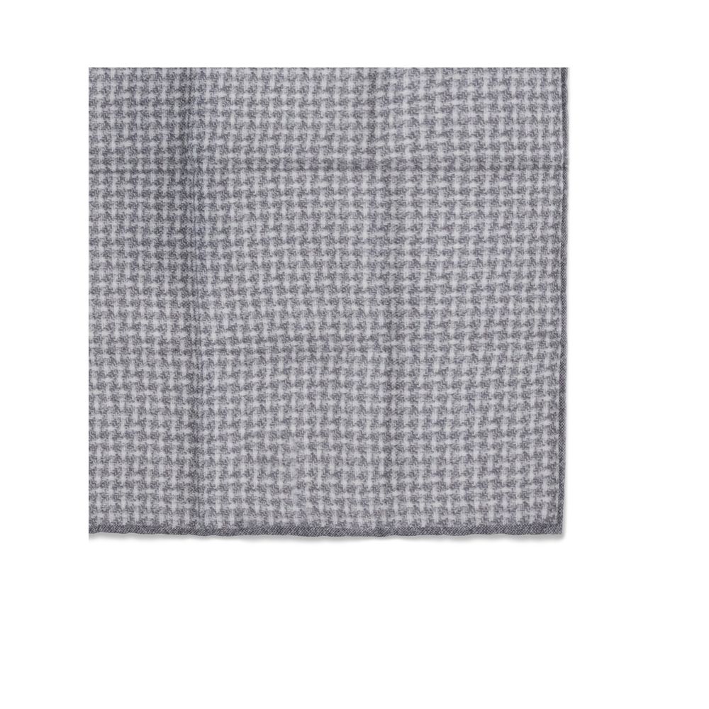 Brunello Cucinelli Gray Silk Scarf