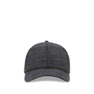 Brunello Cucinelli Gray Fleece Wool Cap (Baseball Hat)