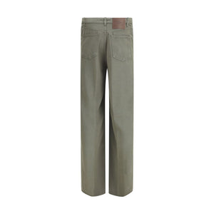 Cruna Green Tencel Relaxed Fit Jeans