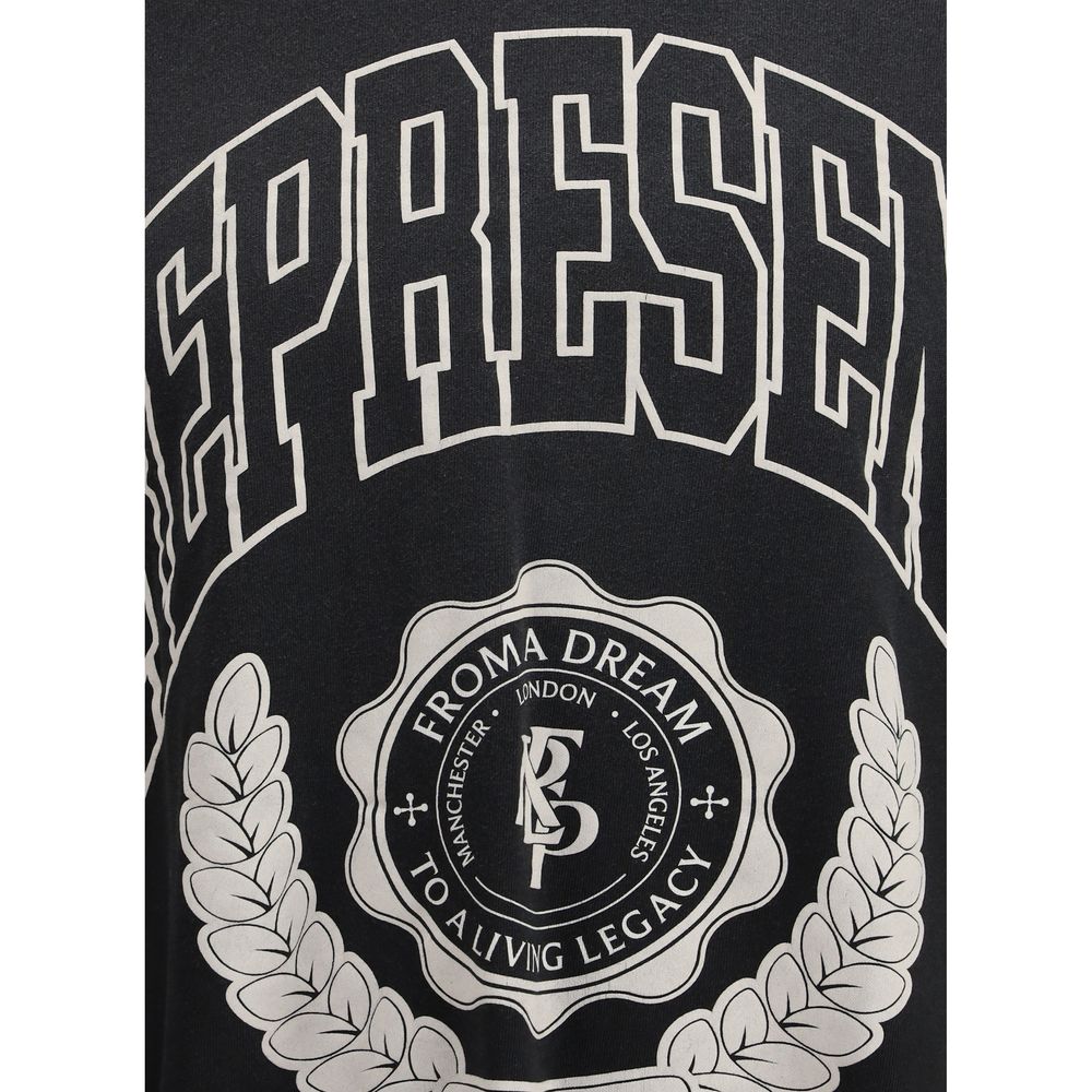 Represent Gray Cotton Long Sleeve T-Shirt