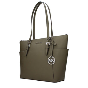 Michael Kors Green Leather Shoulder Bag