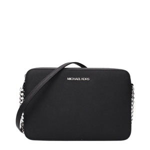 Michael Kors Black Leather Crossbody Bag