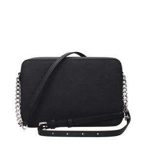 Michael Kors Black Leather Crossbody Bag