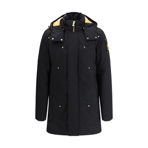 Moose Knuckles Black Cotton Parka