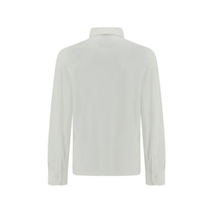 Brunello Cucinelli White Cotton Dress Shirt