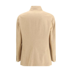 Brunello Cucinelli Beige Cashmere Coat