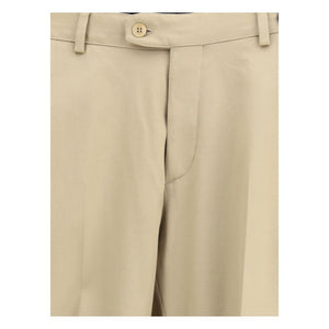 Brioni Bicolor Cotton Chino Pants