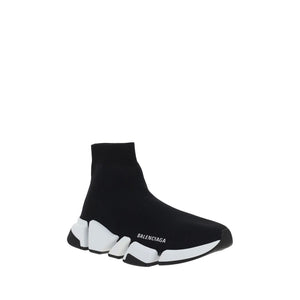 Balenciaga Black Polyester Athletic Sneakers