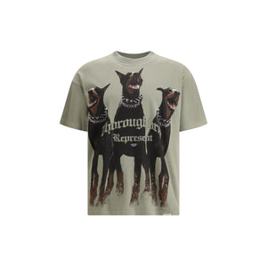 Represent Green Cotton T-Shirt