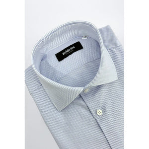 Baldinini Trend Light Blue Cotton Men Shirt