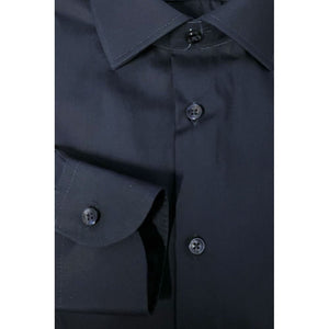 Baldinini Trend Blue Cotton Men Shirt