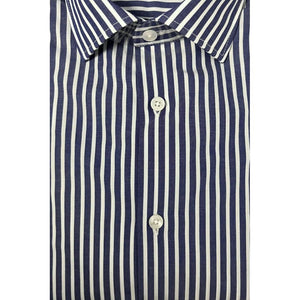 Baldinini Trend Blue Cotton Men Shirt