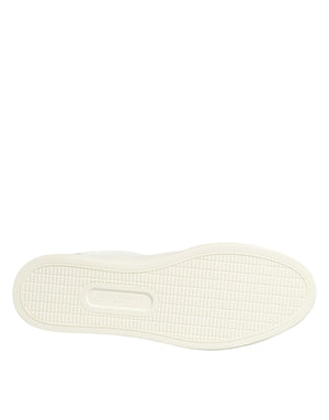 Dolce & Gabbana White Heart Embellished Sneakers Shoes