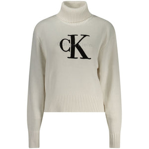 Calvin Klein Bianco Cotton Women Sweater