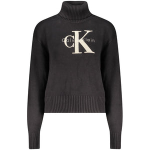 Calvin Klein Black Cotton Women Sweater