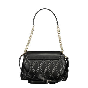 Mario Valentino Black Polyurethane Women Shoulder Bag