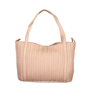 Mario Valentino Rosa Poliuretano Women Shoulder Bag