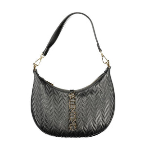 Mario Valentino Black Polyurethane Women Shoulder Bag