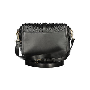 Mario Valentino Black Polyurethane Women Handbag