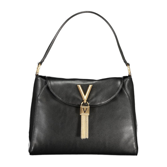 Mario Valentino Black Polyurethane Women Shoulder Bag