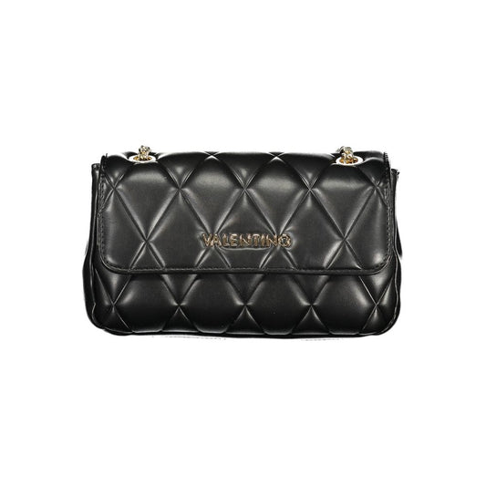 Mario Valentino Black Polyurethane Women Handbag