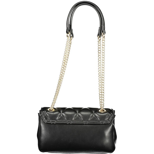 Mario Valentino Black Polyurethane Women Handbag