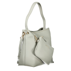 Mario Valentino Grigio Polyurethane Women Shoulder Bag