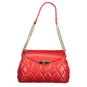 Mario Valentino Red Polyurethane Women Shoulder Bag