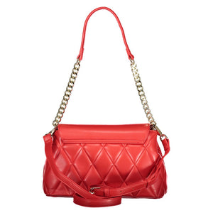 Mario Valentino Red Polyurethane Women Shoulder Bag
