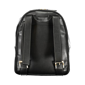 Mario Valentino Black Polyurethane Women Backpack