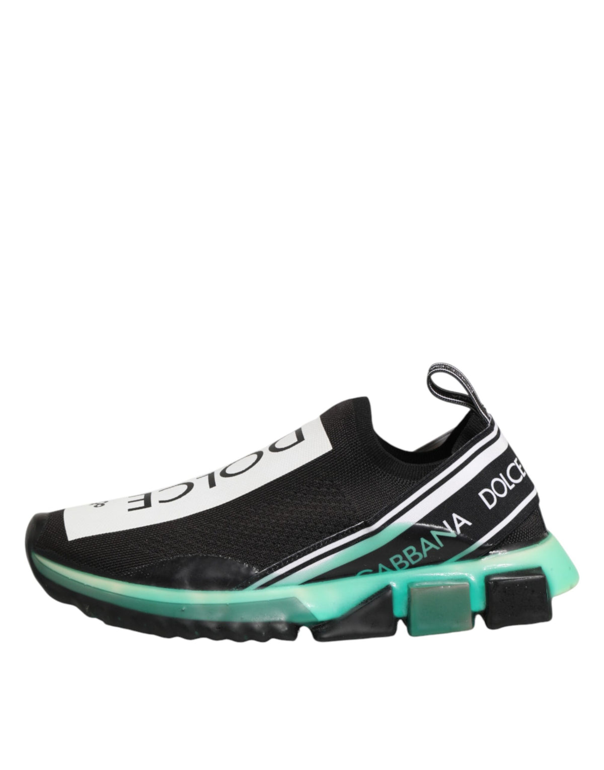 Dolce & Gabbana Black Slip On Sorrento Men Sneakers Shoes